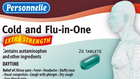 Personnelle Cold and Flu product recalled 